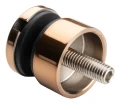 Σύνδεσμος σημειακός για γυαλί 6-12 mm fi 30/13/M8x40 AISI 304 σύστημα επίπεδο χάλκινο 000-481 (2)