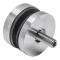 Σύνδεσμος σημειακός για γυαλί 8-17,52 mm fi 50/8/M8x45 AISI 304 επίπεδο σύστημα σατέν 000-477 (2)