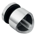 Στήριγμα σημείου για γυαλί 6-12mm φ 30/13/M8x40 AISI304 σύστημα 42,4 σατινέ 000-521 (2)