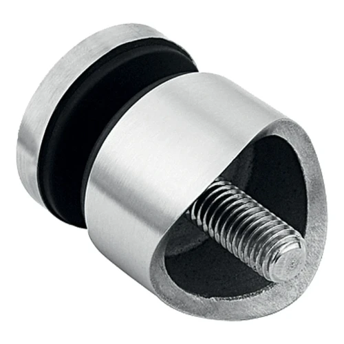 Στήριγμα σημείου για γυαλί 6-12mm φ 30/13/M8x40 AISI304 σύστημα 42,4 σατινέ 000-521 (2)