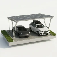 Φωτοβολταϊκή στέγη VICA για 2 οχήματα SOLO Carport