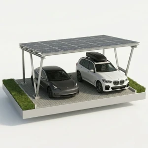 Φωτοβολταϊκή στέγη VICA για 2 οχήματα SOLO Carport