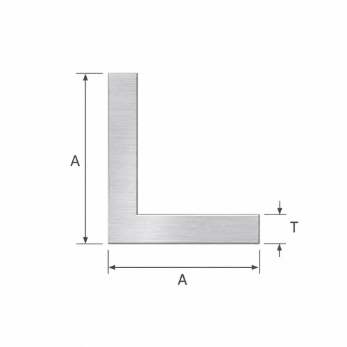 Γωνιακό αλουμινίου ισόπλευρο 10×10×2 mm – προφίλ L, μήκος 2000 mm 001-719 (2)