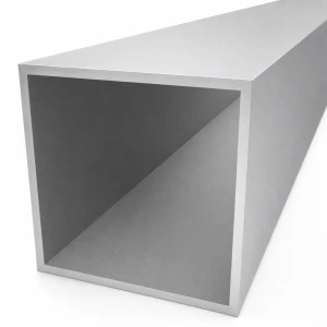 Τετράγωνος αλουμινένιος σωλήνας 100×100×4 mm – κλειστή διατομή L=2000 mm