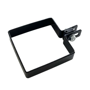 Σφιγκτήρας τελικός για πάνελ φράχτη 100x100 mm μαύρος