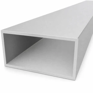 Ορθογώνιος αλουμινένιος σωλήνας 60×120×4 mm – κλειστή διατομή L=2000 mm