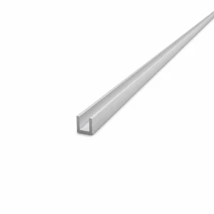 Διατομή αλουμινίου C/U 10×10×1,5 mm – προφίλ C/U, μήκος 2000 mm, EN AW-6060