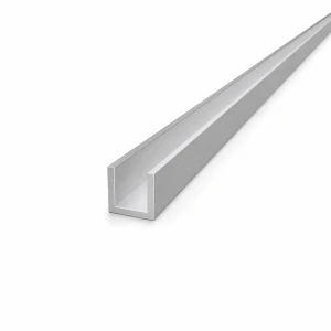 Ορθοστάτης αλουμινίου 20×20×2 mm – προφίλ C/U μήκος 2000 mm