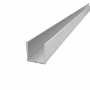 Ορθοστάτης αλουμινίου 30×30×2 mm – προφίλ C/U EN AW-6060, μήκος 2000 mm