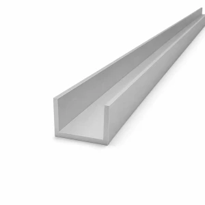 Αλουμινένιο προφίλ C/U 40×25×3 mm – ανοιχτό προφίλ C/U, μήκος 2000 mm
