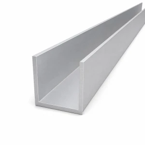 Κοιλοδοκός αλουμινίου 50×50×4 mm – προφίλ C/U μήκος 2000 mm