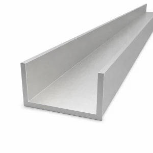 Αλουμινένιο U/C προφίλ 80×40×5 mm – EN AW-6060, μήκος 2000 mm