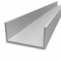 Ορθοστάτης αλουμινίου 100×50×5 mm – προφίλ C/U EN AW-6060 L=2000 mm
