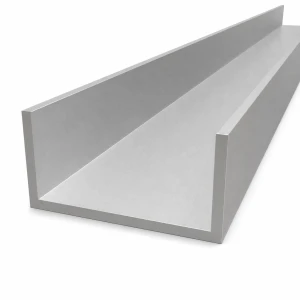 Ορθοστάτης αλουμινίου 100×50×5 mm – προφίλ C/U EN AW-6060 L=2000 mm