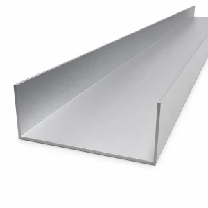 Διπλό ταυ αλουμινίου EN AW-6060 προφίλ C/U 103,6×38×1,8 mm – μήκος 2000 mm
