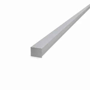 Τετράγωνη συμπαγής αλουμινένια ράβδος 15×15 mm EN AW-6060 – μήκος 2000 mm