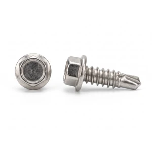 Αυτοδιατρητική βίδα DIN 7504 K 4.8x19 mm A2. κεφαλή εξάγωνη με φλάντζα συσκευασία 500 τεμάχια