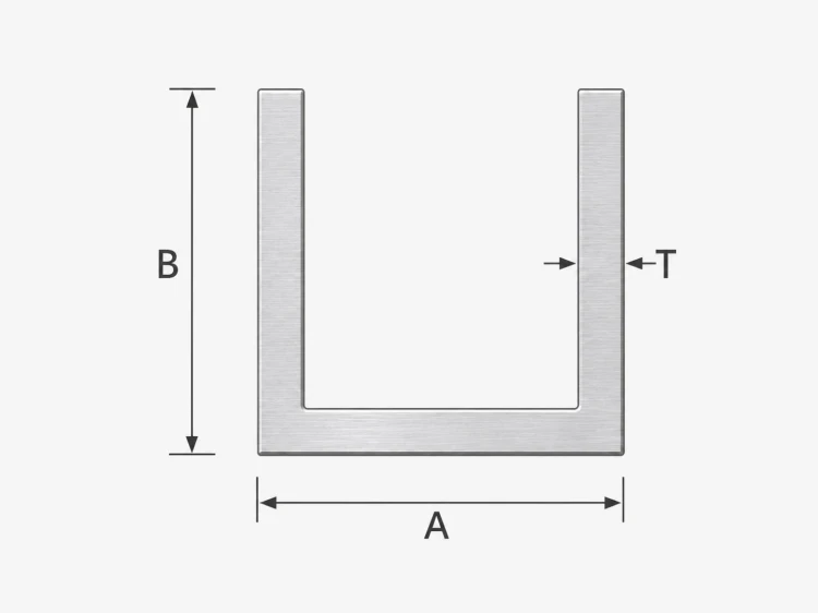 Αλουμινένιο C/U προφίλ 21×20×1,4 mm – μήκος 2000 mm 001-884 (2)