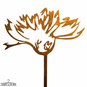 Zawieszalnia – κηπουρική διακόσμηση από ατσάλι corten Σκουριασμένο Κορνάρο XL σε ράβδο