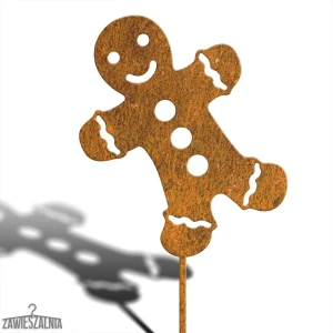 Zawieszalnia – Διακόσμηση κήπου Pan Piernik XXL από ατσάλι corten 98 cm