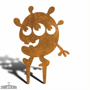 Zawieszalnia – διακοσμητικό κήπου Potworny Potwór Reni χάλυβας corten 27×38 cm