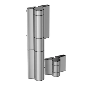 Locinox MAMMOTH180-2 – υδραυλικός αυτόματος μηχανισμός κλεισίματος με μεντεσέ για καγκελόπορτες 180° ασημί