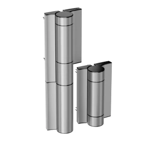 Locinox Mammoth HD – υδραυλικός αυτόματος μηχανισμός επαναφοράς με μεντεσέ για καγκελόπορτες έως 200 kg, ασημί