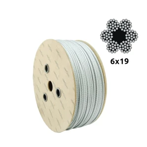 Γαλβανισμένο συρματόσχοινο Ø10,0 mm 6×19 με ίνα ψυχής FC