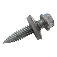 Διμεταλλική ανοξείδωτη λαμαρινόβιδα 6,0×25 mm με ροδέλα – τοποθέτηση φωτοβολταϊκών και χαλύβδινων κατασκευών