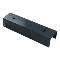 Προφίλ σχήματος U για ποδιά περίφραξης 200×50 mm, ατσάλινο, ανθρακί