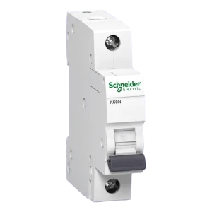 Schneider Electric K60N-C25-1 – Ραγοδιακόπτης υπερέντασης 1P 25A χαρακτηριστική C 6kA Acti9
