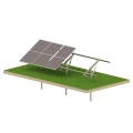 Φωτοβολταϊκή κατασκευή εδάφους Solar KIT T1V Light για 6 πάνελ GPV-T1V-L6 (1)