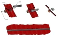 Προφίλ αλουμινίου 240cm 40x40mm για εξαγωνικές βίδες PV-01-27 (3)