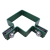 ??????? ?????? ?????????? 80×80 mm ??????? RAL 6005 – ?????? ??? ?????µ???????? 001-610 (3)