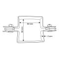 ?????µ???? ?????????? ????? ?????????? 80×80 mm ???? ??????? RAL 7016 – ?????? ??? 001-611 (4)