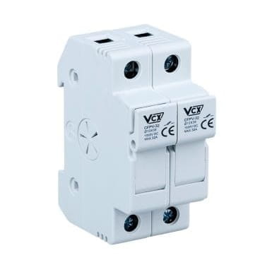 Βάση ασφάλειας 2P 32A 10x38 1000V DC CFPV-32 GPV-401-12