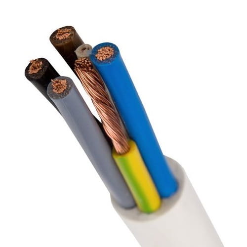 Καλώδιο OWY 5x4 300/500V H05VV-F λευκό GPV-401-23
