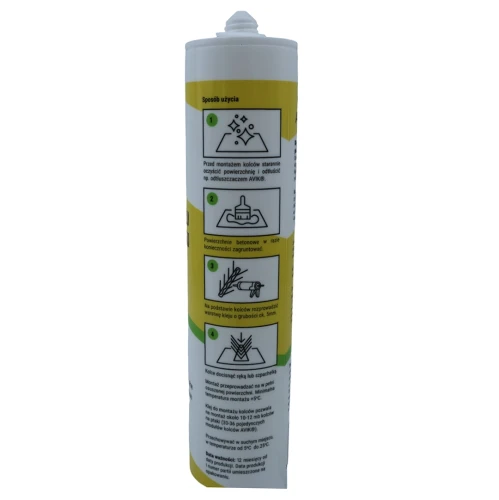 Κόλλα τοποθέτησης για καρφιά διάφανη 310 ml PV-400-12