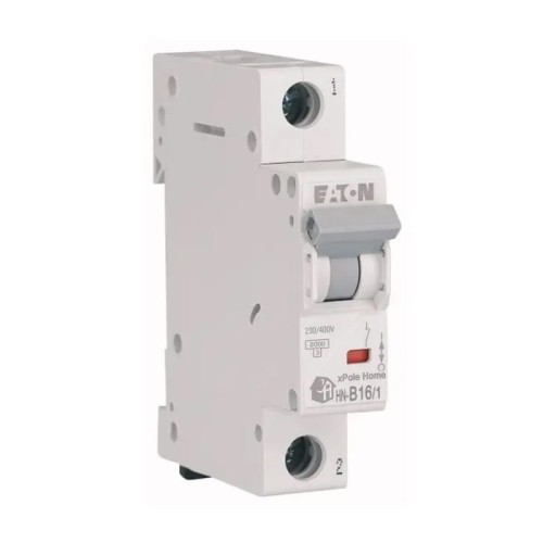 Διακόπτης υπερέντασης B 16A 1P 6kA HN-B16/1 xPole Home 194821 EATON GPV-401-27