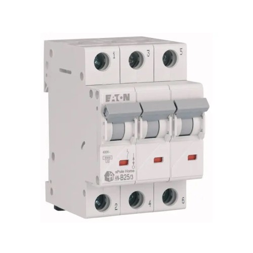 Διακόπτης υπερέντασης B 25A 3P 6kA HN-B25/3 xPole Home 194883 EATON GPV-401-33