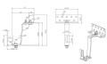Άγκιστρο Τ 145 mm (4-5-5) βαθμού 1.4016 ρυθμιζόμενο VARIO τύπου 2 PV-08-40 (2)