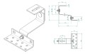 Άγκιστρο Τ 120 mm (4-4-4) πλάτος 50 είδη.1.4016 ρυθμιζόμενο VARIO PV-08-41 (2)