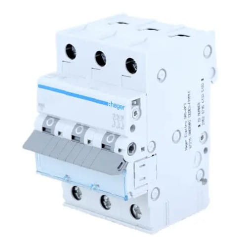 Διακόπτης υπερέντασης C 25A 3P 6kA MCN325E HAGER GPV-401-59