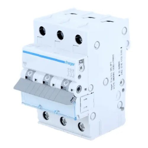 Διακόπτης υπερέντασης C 25A 3P 6kA MCN325E HAGER GPV-401-59