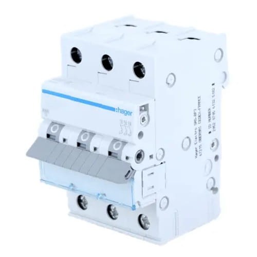 Διακόπτης υπερέντασης C 16A 3P 6kA MCN316E HAGER GPV-401-61