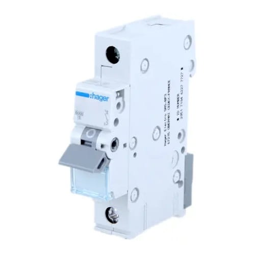 Διακόπτης υπερέντασης B 6A 1P 6kA MBN106E HAGER GPV-401-65