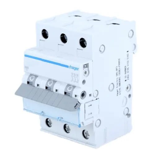 Διακόπτης υπερέντασης B 25A 3P 6kA MBN325E HAGER GPV-401-72