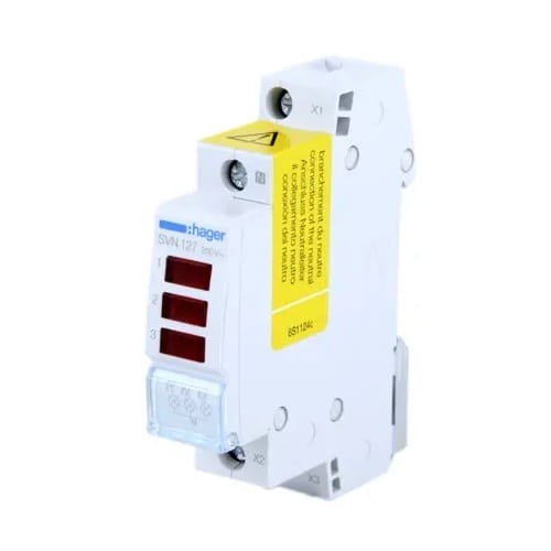 Φως σήμανσης LED τριπλό κόκκινο 230VAC SVN127 HAGER GPV-401-84