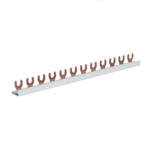 Μπάρα διακλάδωσης 1 πόλου 12mod 10mm2, KDN163A πιρούνι Hager GPV-401-94
