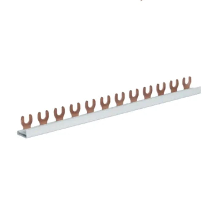 Μπάρα διακλάδωσης 1 πόλου 12mod 10mm2, KDN163A πιρούνι Hager GPV-401-94